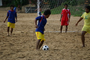 soccer on son tai krabi